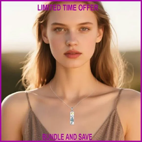 Sterling Silver Mountain Owl Pendant Necklace 18+2 Inch Chain